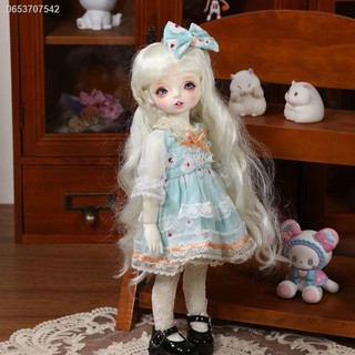 ตุ๊กตาไอดอล▦☽◈{Bamboo Home} BJD 6 จุด 30cm ตุ๊กตาเสื้อผ้าต่างประเทศขนาดเล็ก ชุดเดรสต่างประเทศเสื้อผ้าเด็กแฝดน่ารักทุกวัน