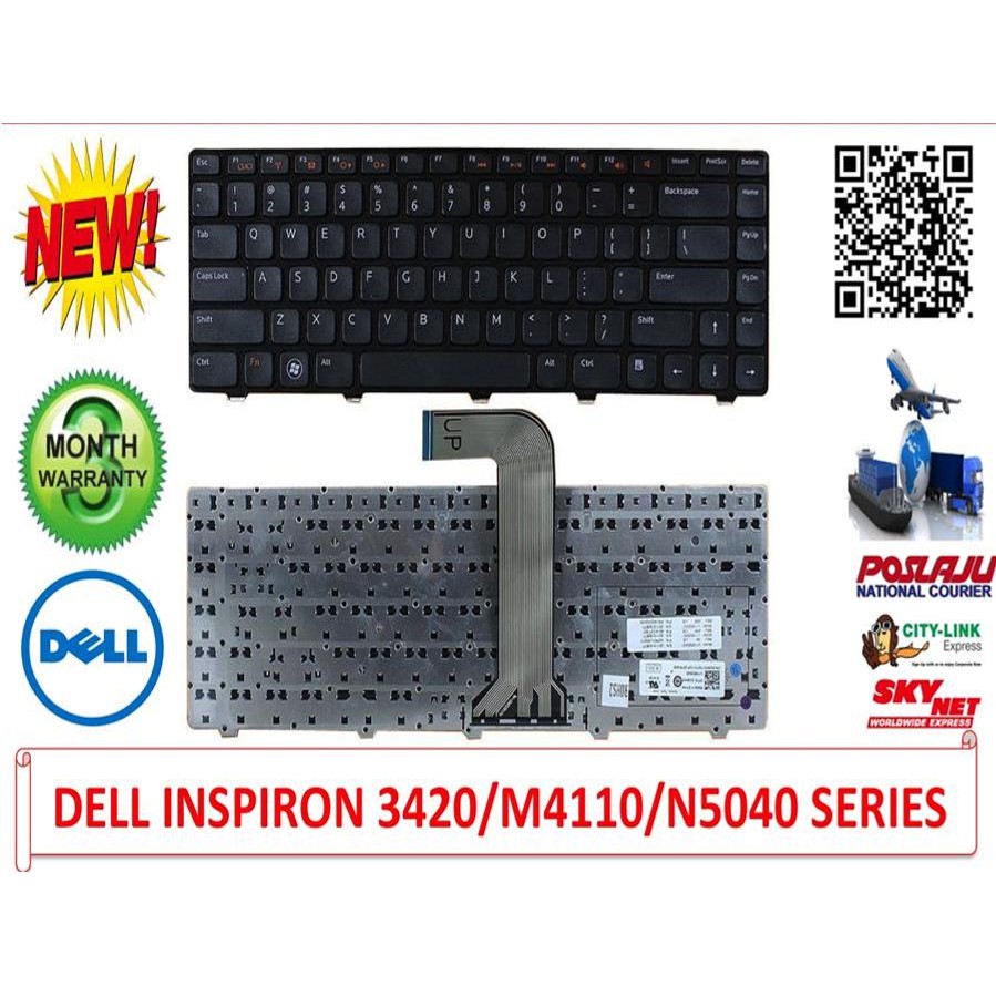 คีย์บอร์ด DELL Inspiron 3420, M4110, M4040, M5040, N4050, N4110, N5040, SERIES