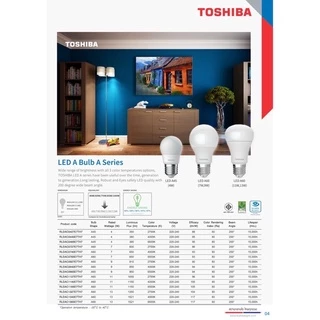 [ส่งไว] Toshiba หลอดไฟ LED Bulb Gen7 4W 7W 9W 11W 13W Daylight Cool Daylight Warmwhite ขั้ว E27