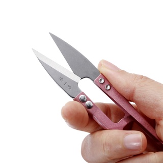 กรรไกรด้ายสปริงเหล็กคาร์บอนสูง 1ชิ้น สำหรับงานDIYเครื่องประด…