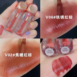 🌸(พร้อมส่ง!!)HLLR LIPSTICK ลิปกลอส กันน้ำ สีสวย 8สี