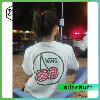 Vans Cherry Tcherry เสื้อยืดสําหรับผู้ใหญ่ Vn0A4Qebwht