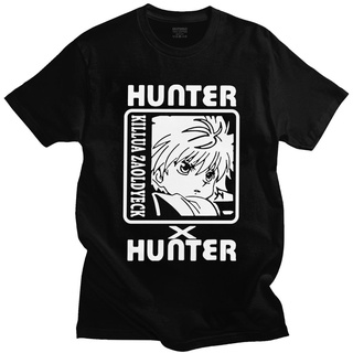 เสื้อยืดที่ต้องการตัวมากที่สุดGILDAN ใหม่ เสื้อยืดคอกลม ผ้าฝ้าย 100% พิมพ์ลาย Hunter X Ua Zoldyckga สําหรับเล่นกีฬาขนาดเ