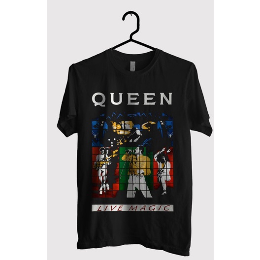 เสื้อยืด QUEEN BAND - QUEEN LIVE MAGIC