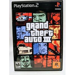 PS2 แผ่นเกมส์ Ps2 GTA 3