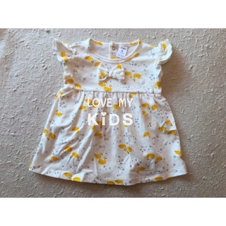 ชุดเด็ก บอดี้เดรส ลายเป็ดน้อย Carters  (9m)