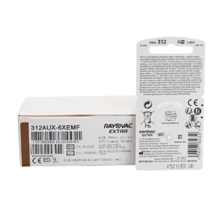 ถ่านเครื่องช่วยฟัง Rayovac Extra เบอร์312 คุณภาพดี ของแท้ 100 %