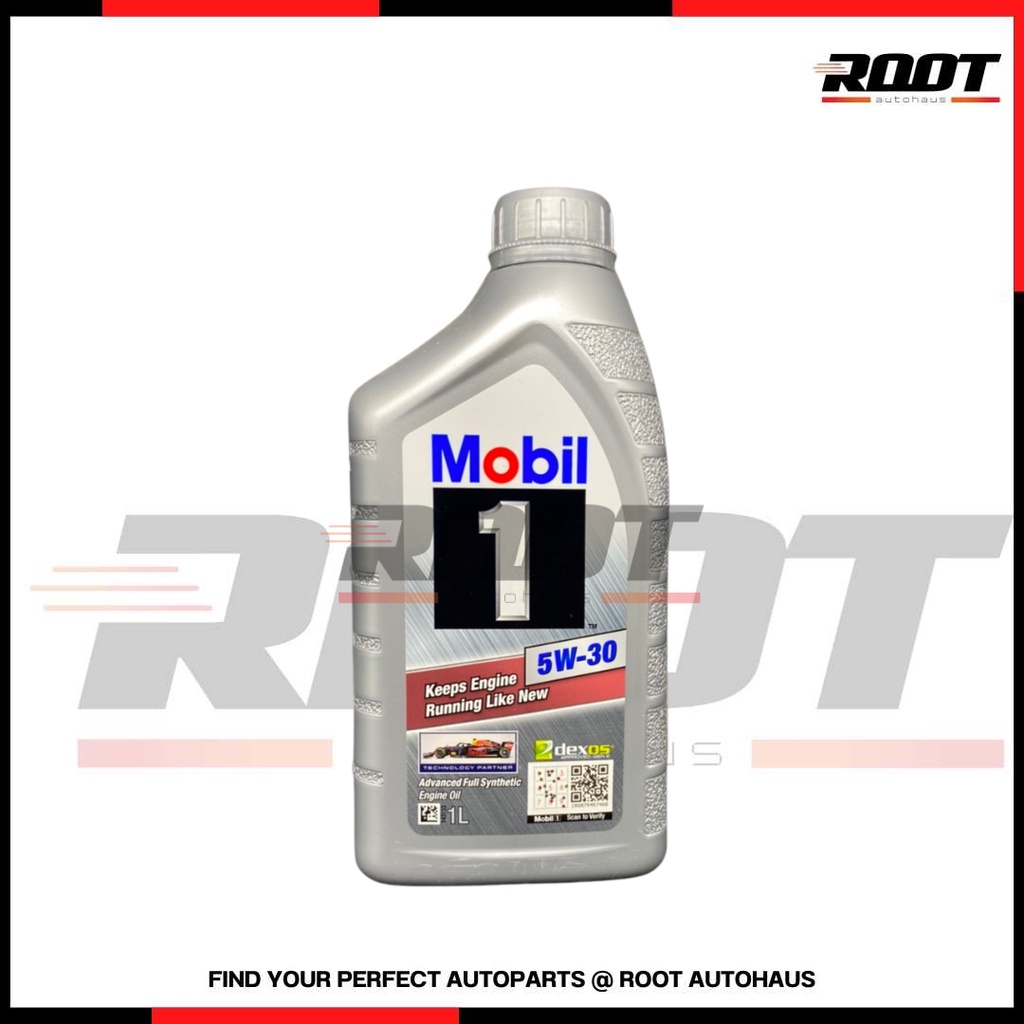 Mobil 1 น้ำมันเครื่อง 5W-30 ขนาด 1 ลิตร นํ้ามันเครื่องยนต์สังเคราะห์แท้100%