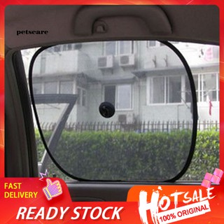 PTC_1 Pair Black Mesh Car Side Rear Window Sun Shade Cover Visor Shield Screen