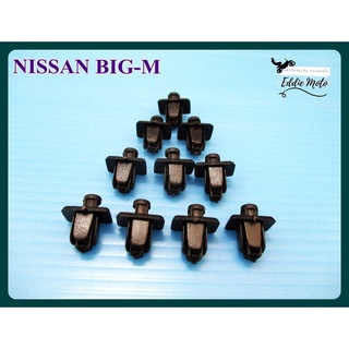 NISSAN BIG-M VENT CLIP LOCK SET (10 PCS.) "BLACK"  // กิ๊บล็อค กิ๊บช่องลมฝากระโปรง สีดำ (10 ตัว) สินค้าคุณภาพดี