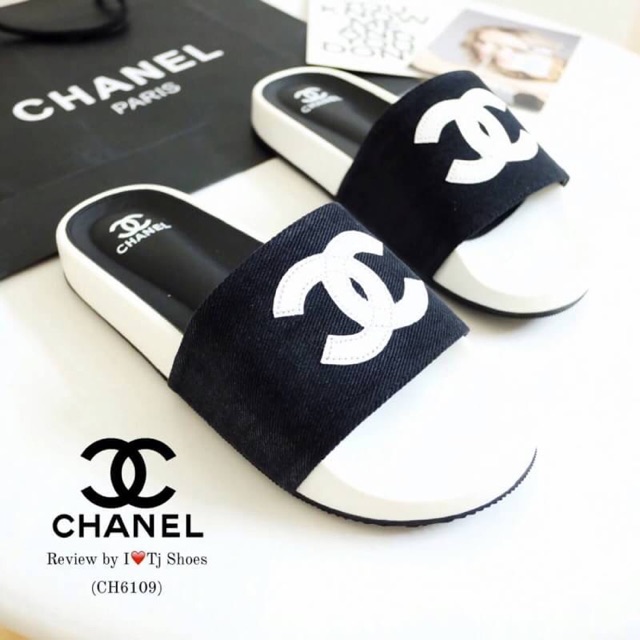 รองเท้า Style Chanel พื้นตีแบรนด์