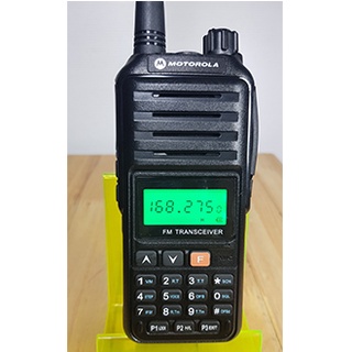 วิทยุสื่อสาร GP1900 Made in Malaysia กำลังส่ง 18วัตต์รองรับความถี่ 136-174 MHz.แรงทะลุทะลวง ภาครับไว รับชัด