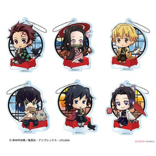 Kimetsu no Yaiba TojiColle Waiting Tearoom Acrylic Keychain สแตนดี้ดาบพิฆาตอสูร ของแท้จากญี่ปุ่น