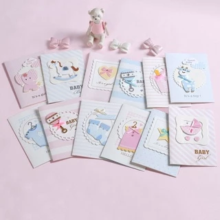 •พร้อมส่ง• การ์ดอวยพร สำหรับเด็ก /เด็กแรกเกิด for baby การ์ดวันเกิด(UC)