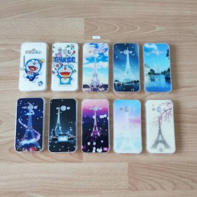 เคส Samsung J1 Ace Fuze case รูปภาพโดราเอมอน hello Kitty Paris Samsung SM-J110F
