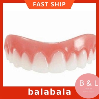 Professional Bright Smile Veneers ซิลิโคนฟันปลอมฟันปลอมบนแถวบน