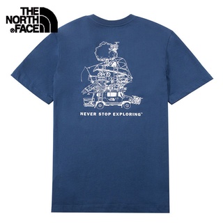 [S-5XL]เสื้อยืดแขนสั้นลําลอง พิมพ์ลาย Thenorthface Trdemark 22 สไตล์สปอร์ต สําหรับผู้ชาย และผู้หญิง