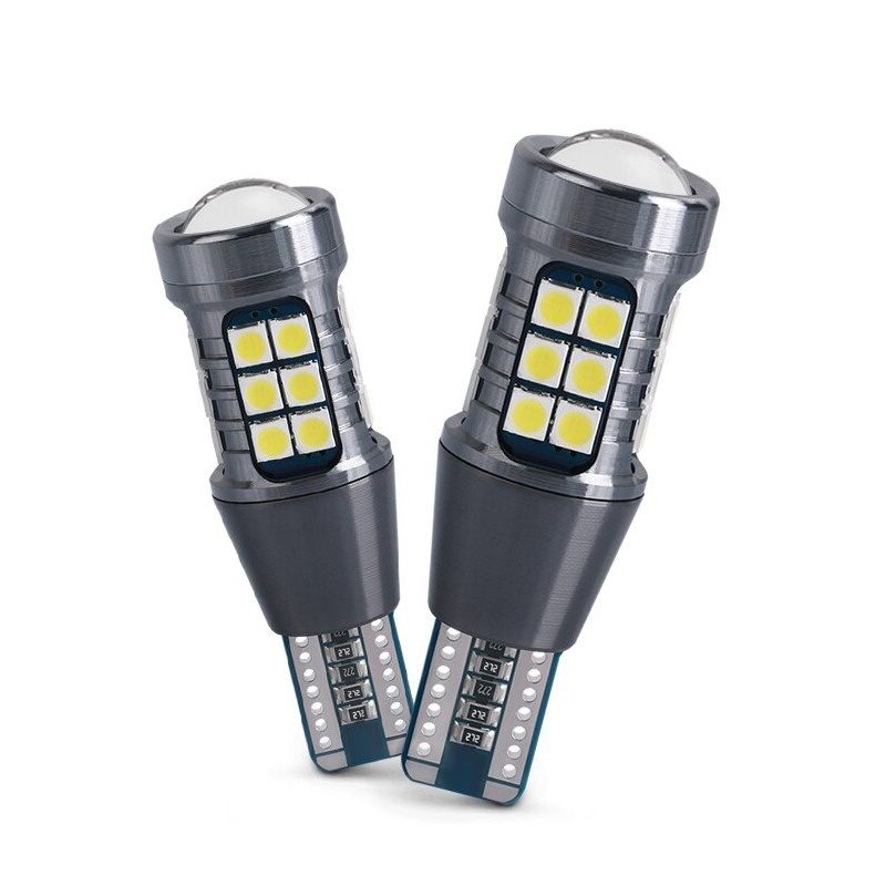 T15 Led Reverse Light T15 เลนส์ CANBUS แล้ว