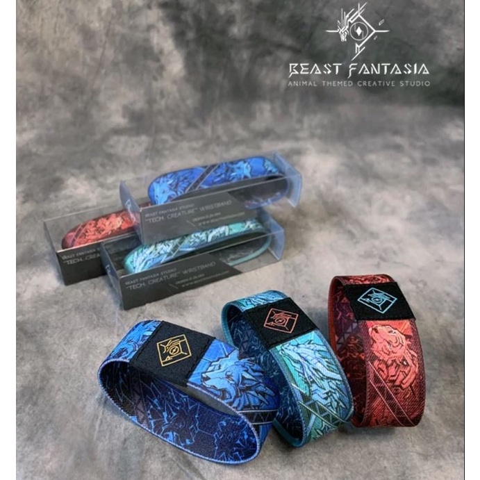 (สินค้ามือหนึ่ง) กำไล ประเภท Kemono / Furry - "Tech Creature" Wristbands / กำไลลายการ์ตูน "Tech Crea