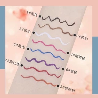 5375 (ใหม่/แท้) novo eyeliner อายไลน์เนอร์หัวพู่กันขนาด 0.1 มิล สีชัด เส้นคม ติดทน กันน้ำ