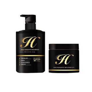 หมักผมHiso Keratin Treatment ไฮโซเคราติน  แชมพู&amp;ทรีทเม้นท์ (เพิ่มปริมาณ300ml.)