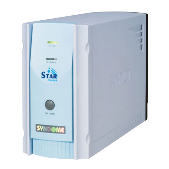 UPS (เครื่องสำรองไฟฟ้า) SYNDOME STAR-1000 (1000 VA/600 WATT) Warranty 2 - y