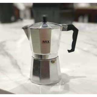 หม้อต้มกาแฟ กาต้มกาแฟ มอคค่าพอท (MOKA POT) อลูมิเนียม IMAX