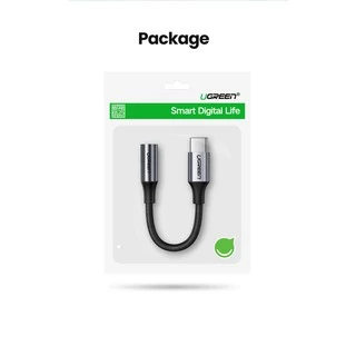 UGREEN รุ่น AV161 หางหนู USB C to 3.5mm Adapter Full Compatibility Audio Cable Audio Adapter USB C to Aux Adapter Audio