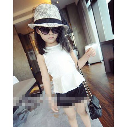 Size: 3/4YWhite Sleeve Girl Top / Girl Shirt