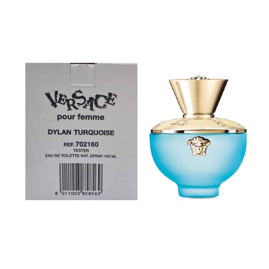 Versace Dylan Blue Turquoise Pour Femme EDT 100 ml กล่องขาว เทสเตอร์