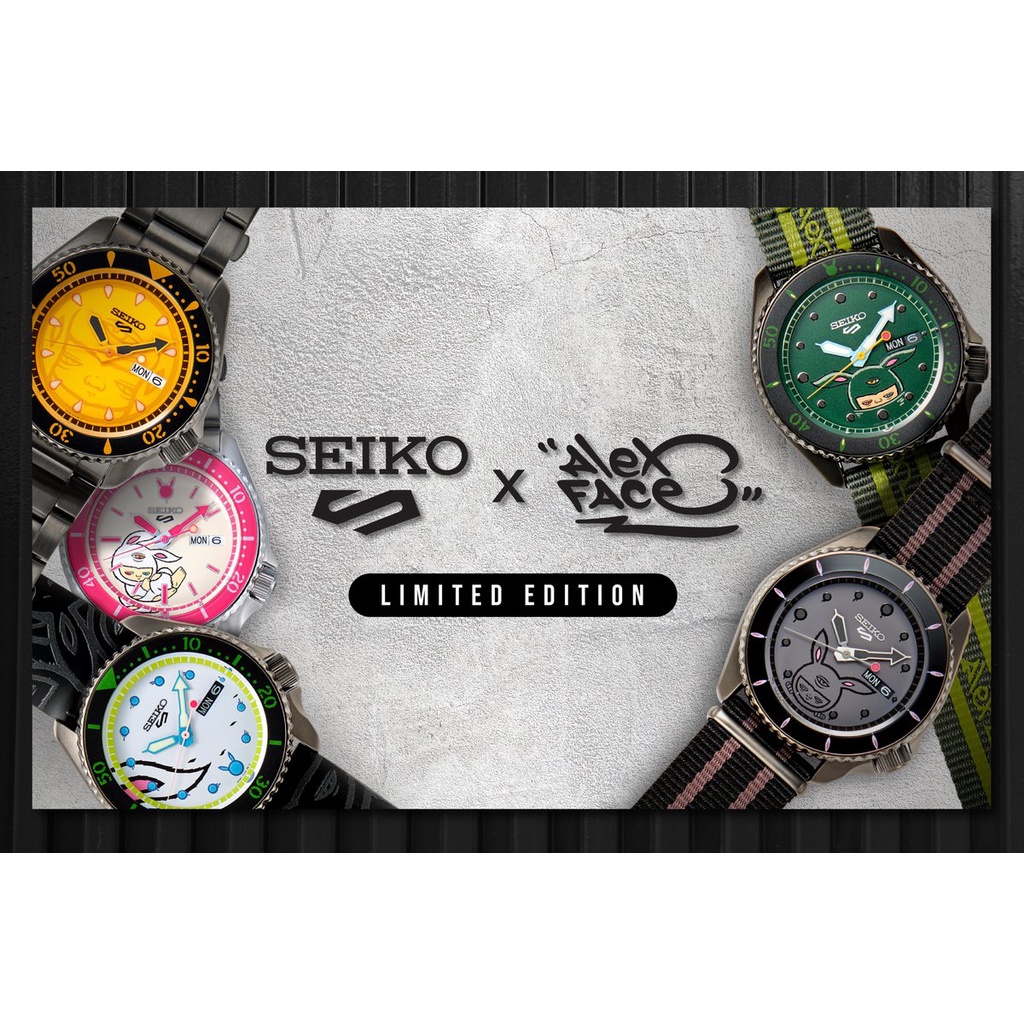 SALE Seiko x ALEX FACE ผ่อน0 10เดือน Limited Edition รุ่น SRPG89K