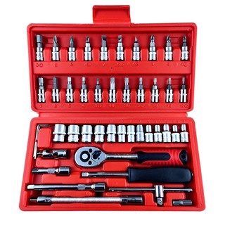 เครื่องมือช่าง ชุดประแจบล็อก Mechanic Tools ชุดบล็อก ประแจ อุปกรณ์ ซ่อมรถหลากหลายประสงค์