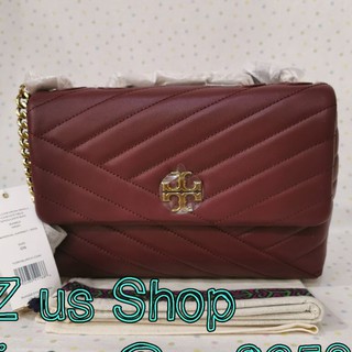 TORY BURCH KIRA CHEVRON SMALL CONVERTIBLE SHOULDER BAG.