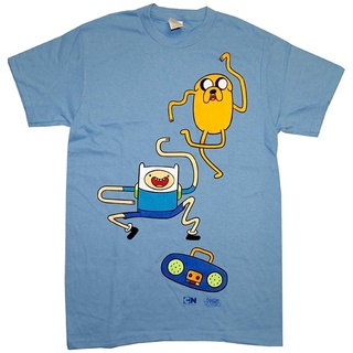 【🔥🔥】100%cotton เสื้อยืดผู้ชายแฟชั่น Adventure Time - Dance Dance T-Shirt men เสื้อ ยืด ผู้ชาย คอกลม โอเวอร์ ไซส์