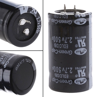 ตัวเก็บประจุ Super Farad Capacitor 35X60 35X60 2 . 7 V500F สําหรับรถยนต์