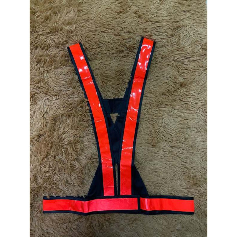 F22  Reflective Vest、เสื้อกั๊กสะท้อนแสง เสื้อจราจร ความปลอดภัย  ขนาด 2 นิ้ว
