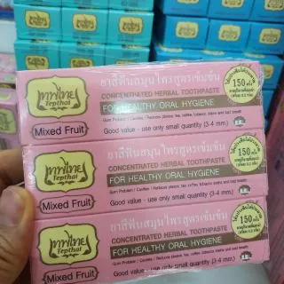 1 แพ็ค ยาสีฟันเทพไทยขนาด 30 กรัม * 3 กล่อง