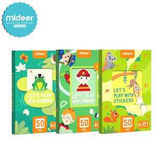 Mideer รูปภาพไขปริศนา+สติ๊กเกอร์ Let’s Play with Sticker MD2094-2099