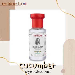 พร้อมส่ง 🇺🇸 Thayers Cucumber Witch Hazel Toner, 89 ml แตงกวา ของแท้, โทนเนอร์ผิวกระจ่างใส โทนเนอร์ ผิวหมองคล้ ชุ่มชื้น