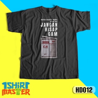 คอตต้อนคอกลมเสื้อยืด พิมพ์ลาย JANGAN HISAP GAM (HD012) ออกแบบใหม่ ฟรีของขวัญS-5XL