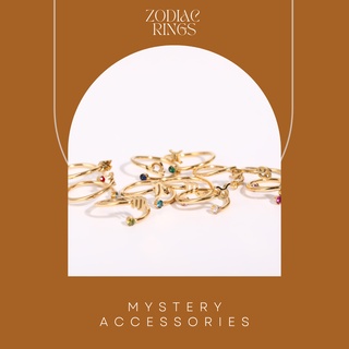 MA578: Zodiac Rings | Mystery Accessories แหวน แหวนราศี แหวนเสริมดวง