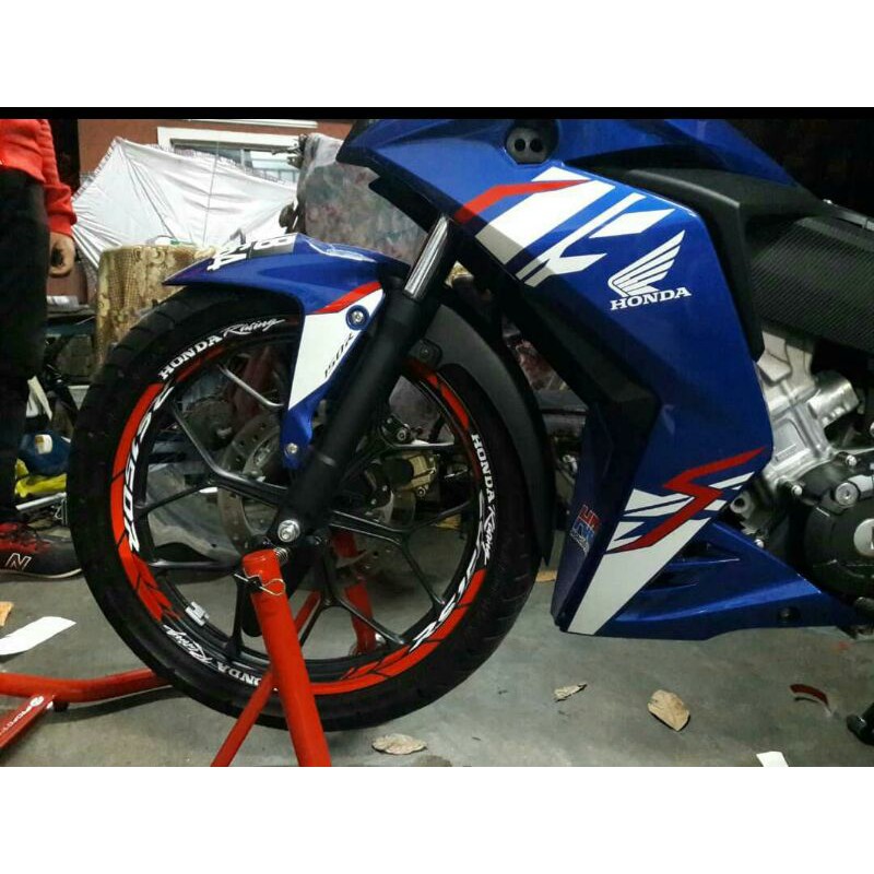 ขอบเข้า rs150 ดีไซน์ honda racing ( Bluefire Studio )