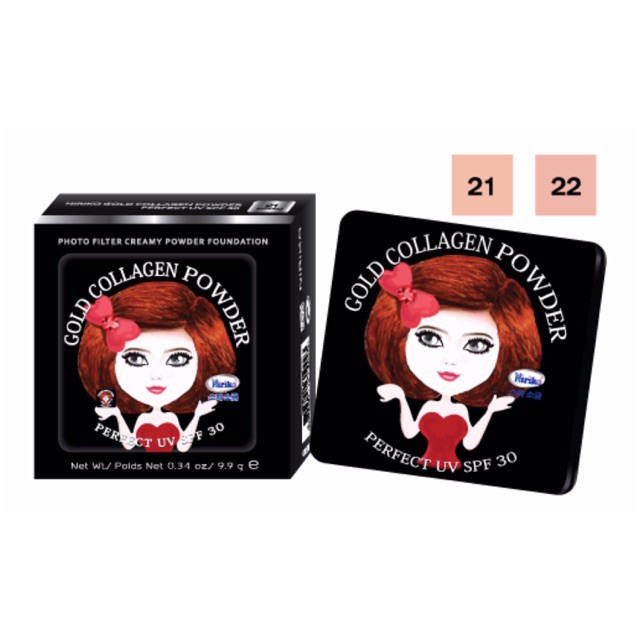 แป้งพัฟคอลลาเจนทองคำ นิริโกะ Niriko Gold Collagen Poeder SPF30++ เนื้อเนียน หน้าเด้ง ไม่หนักหนา