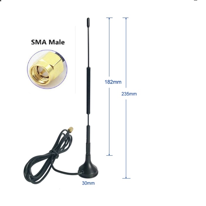 เสาอากาศ 433Mhz 12dBi SMA Male