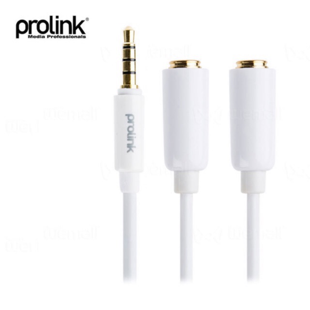 Prolink 3.5 ST plug &lt;-&gt; 2*3.5 ST Sockets 3 Poles