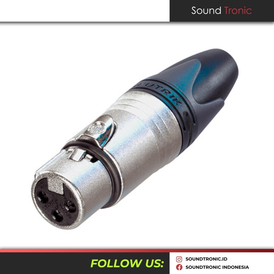 ซ็อกเก็ตตัวเมีย Canon XLR NC-3FXX พร้อมขั้วต่อ 3 พิน