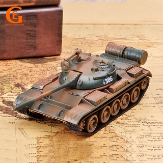 1/43 โมเดลรถถังหลัก Soviet T55 T-55 MBT Diecast Tank ของเล่นสําหรับเด็ก