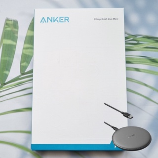 แท่นชาร์จไร้สาย Wireless Charger PowerWave Pad Qi-Certified A2503 (Anker®) ชาร์จเร็ว มือถือ iphone AirPods Ios Android