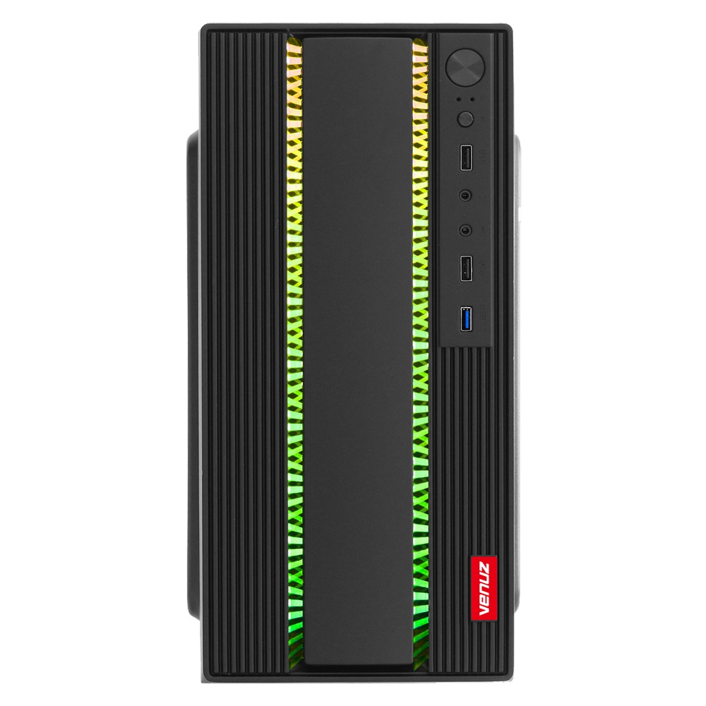 CASE (เคสเกมมิ่ง) VENUZ Micro ATX Computer Case VC2601 ไฟ RGB ประกัน 1ปี