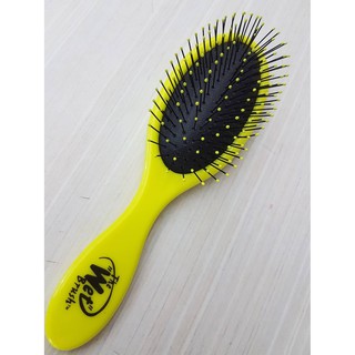 Detangle shower brush แปรงหวีผมมหัศจรรย์ หวีผมเปียก แก้ปัญหาเส้นผมพันกัน โดยผมไม่หลุดร่วง สีเหลือง